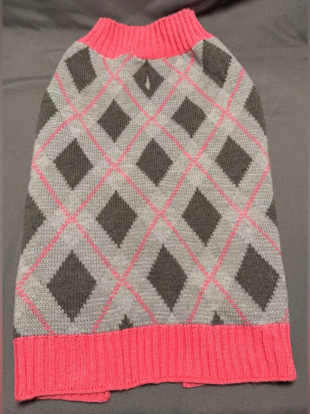 Mesh Dog Harness, Yellow Travel Bowl, Retractable leash and pink sweater